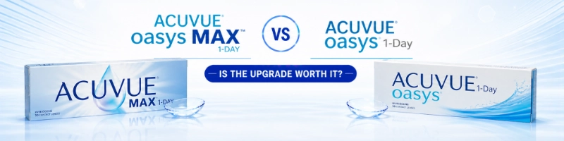 Acuvue Oasys Max 1-Day vs Acuvue Oasys 1-Day