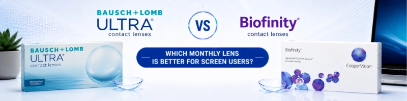 Bausch + Lomb Ultra vs Biofinity