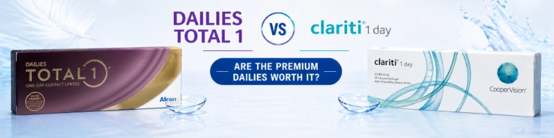 Dailies Total 1 vs Clariti 1 Day