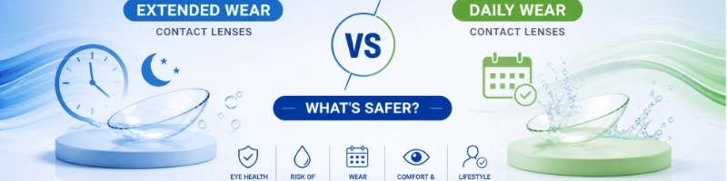 Extended Wear vs Daily Wear Contact Lenses